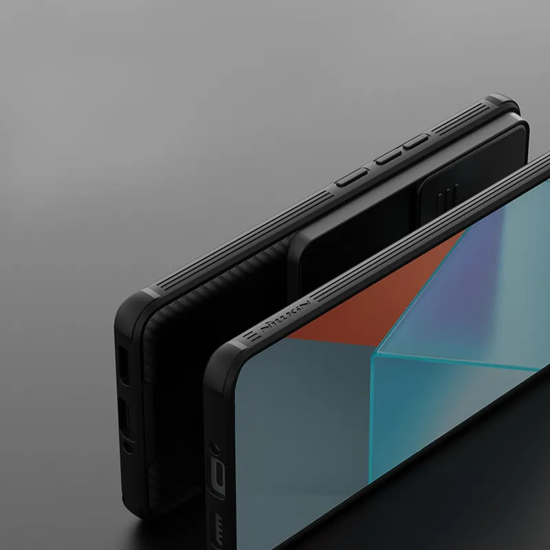 Etui NILLKIN CamShield Pro Do Redmi Note 13 Pro Plus 5g - Niebieski