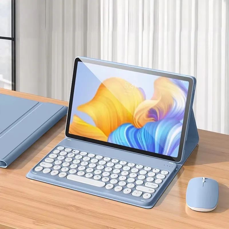 Etui Do XIAOMI Redmi Pad SE 8.7 Z Klawiaturą Bluetooth - Niebieski