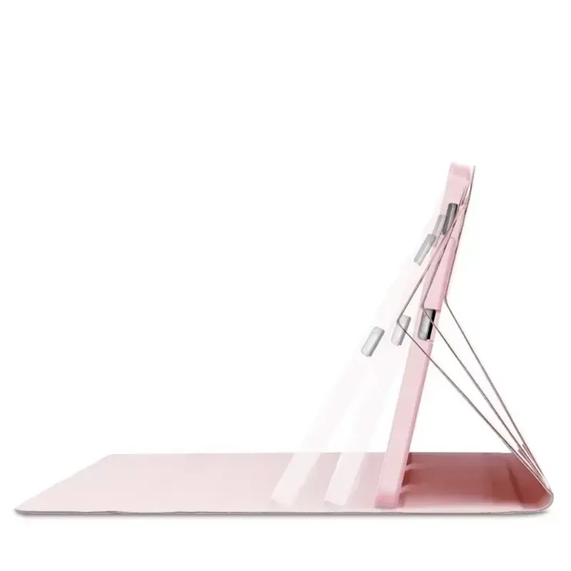 Etui Do XIAOMI Redmi Pad SE 8.7 2024 Z Klawiaturą Bluetooth - Różowe