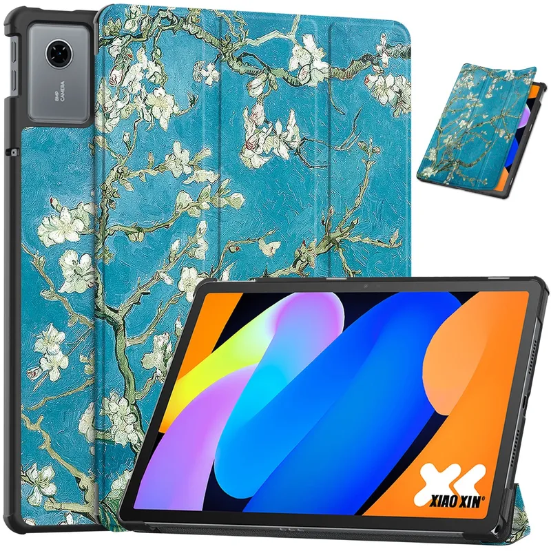 Etui Z Klapką Do Lenovo Idea Tab 11 Ochronne Z Podstawką - Apricot
