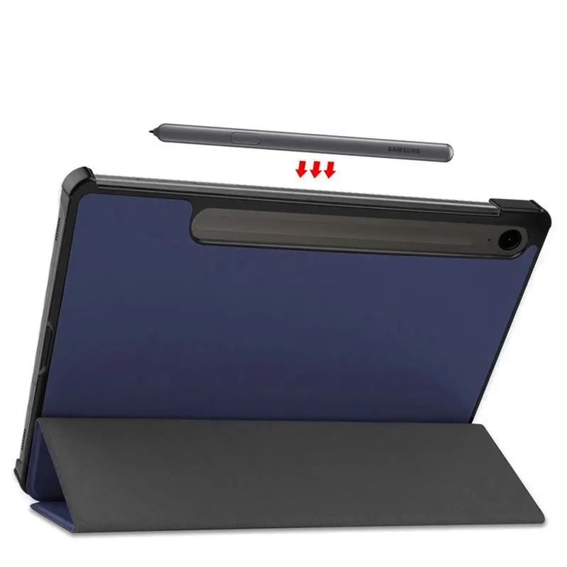 Etui Smart Do SAMSUNG Galaxy Tab S9/S10 FE 10.9 Z Podstawką - Granatowe
