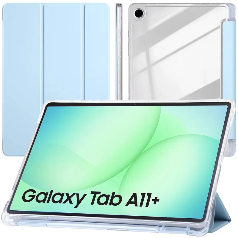 Etui Do SAMSUNG Galaxy Tab A11+ A9+ 10.9 11 TriFold - Niebieski