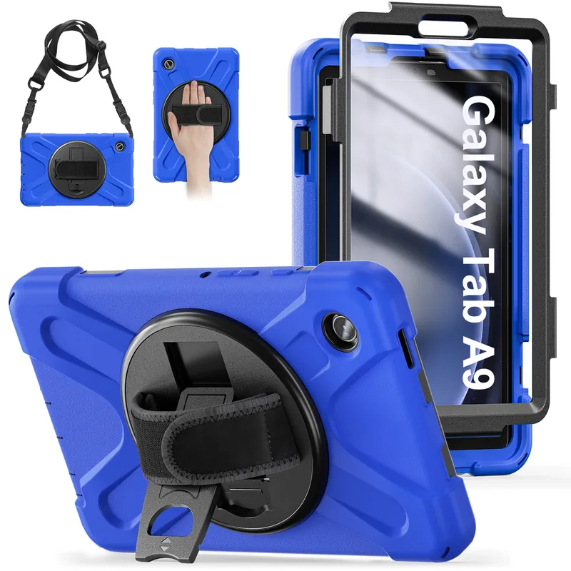 Etui Pancerne Shockproof Do SAMSUNG Galaxy Tab A9 8.7 2023 - Niebieskie