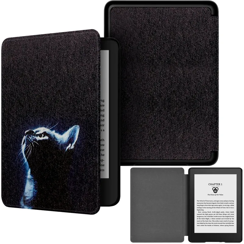 Etui Do Kindle Paperwhite 6 Colorsoft Signature Edition 2024 - Moon Cat