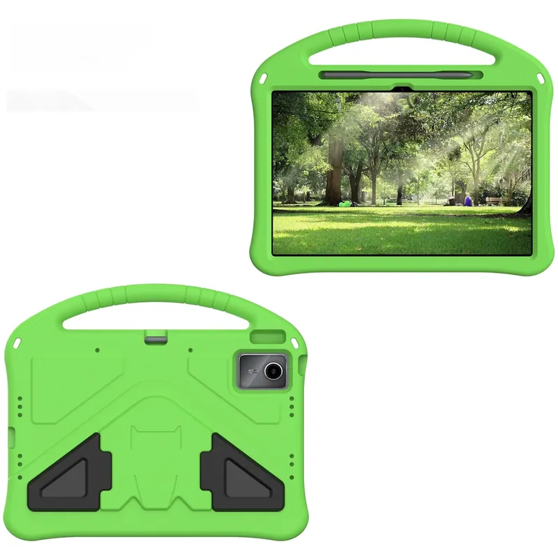Etui Do Lenovo Idea Tab Plus 12.1 2025 Ochronne Z Podstawką - Zielony