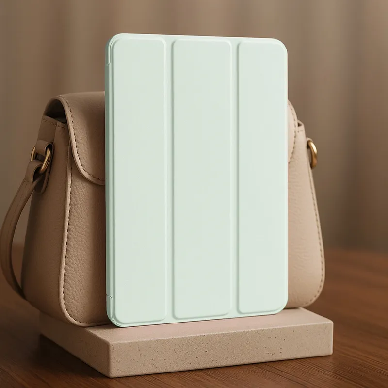 Etui Clear Pencil Galaxy Tab S9 FE S10 FE - Zielony