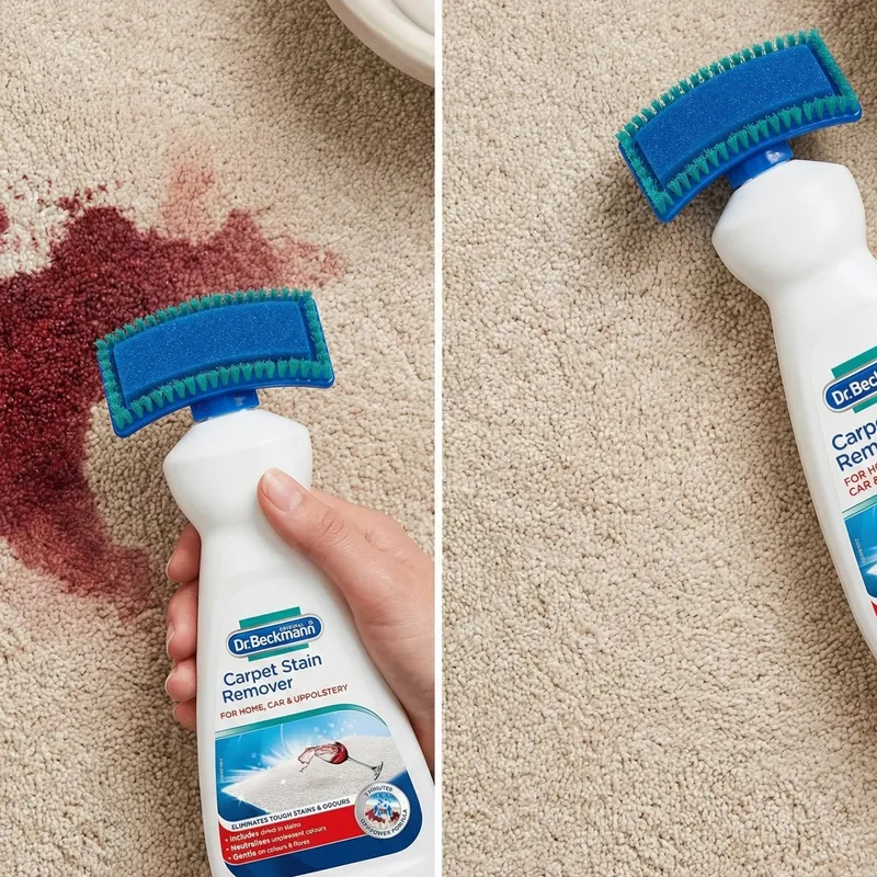 Dr. BECKMANN Odplamiacz Dywanów I Tapicerki 650ml Ze Szczotką