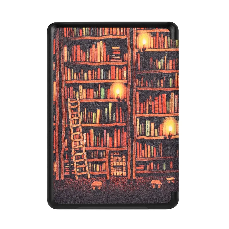 Etui Graficzne Do Kindle Paperwhite 6 Colorsoft Signature Edition - Library