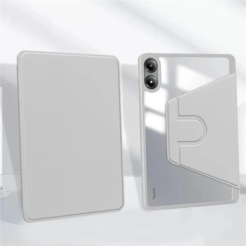 Etui Obrotowe Crystal Pencil Do XIAOMI Redmi Pad Pro 12.1 2024 - Szary
