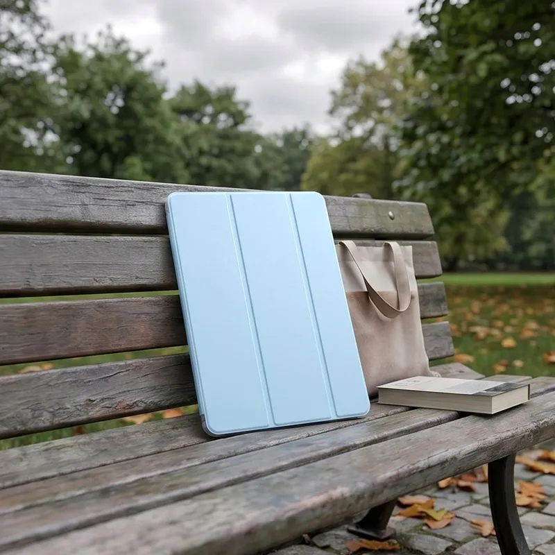 Etui Do SAMSUNG Galaxy Tab A11+ A9+ 10.9 11 TriFold - Niebieski