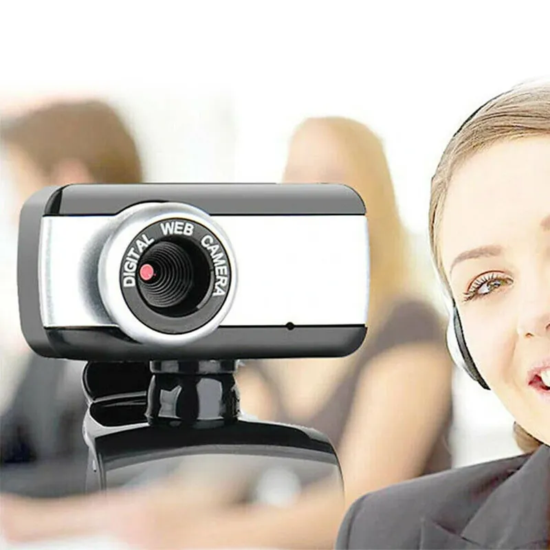 Kamera Internetowa 8808 Full HD Z Mikrofonem Do Lekcji Pracy Video - Czarny