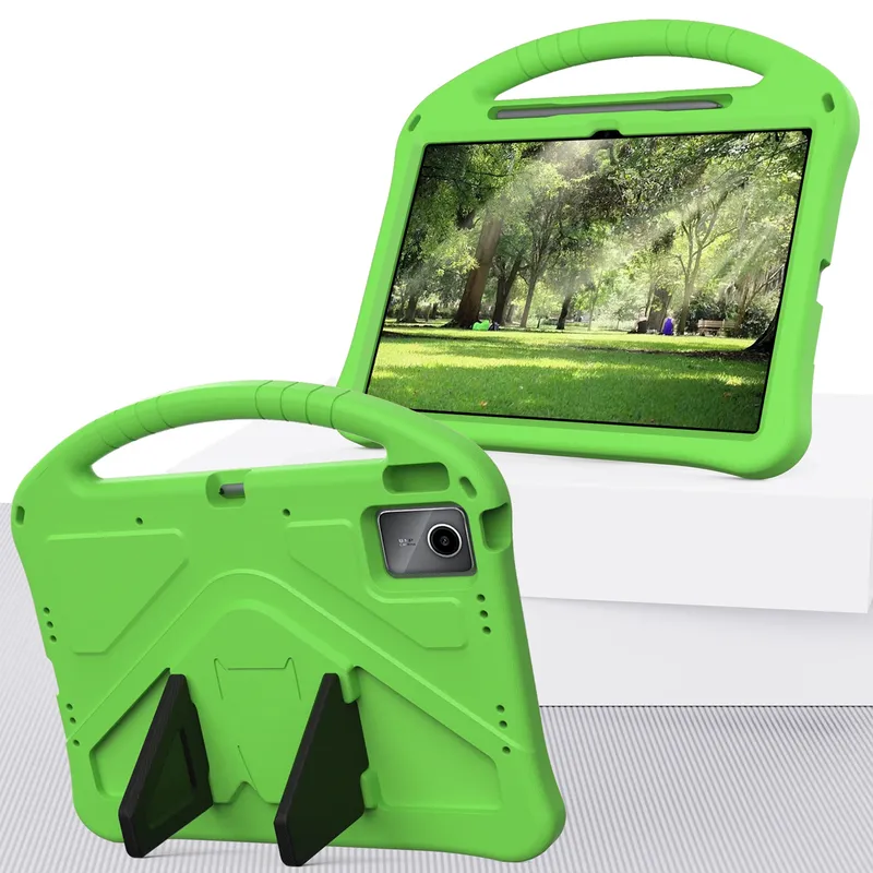 Etui Do Lenovo Idea Tab Plus 12.1 2025 Ochronne Z Podstawką - Zielony