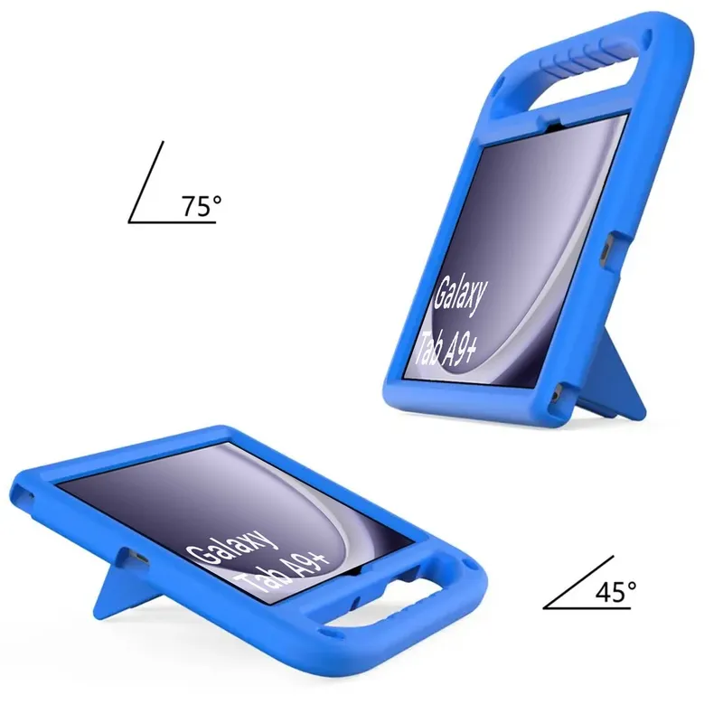 Etui FunColor Do Galaxy Tab A9 Plus 11 X210/X215/X216 - Niebieskie