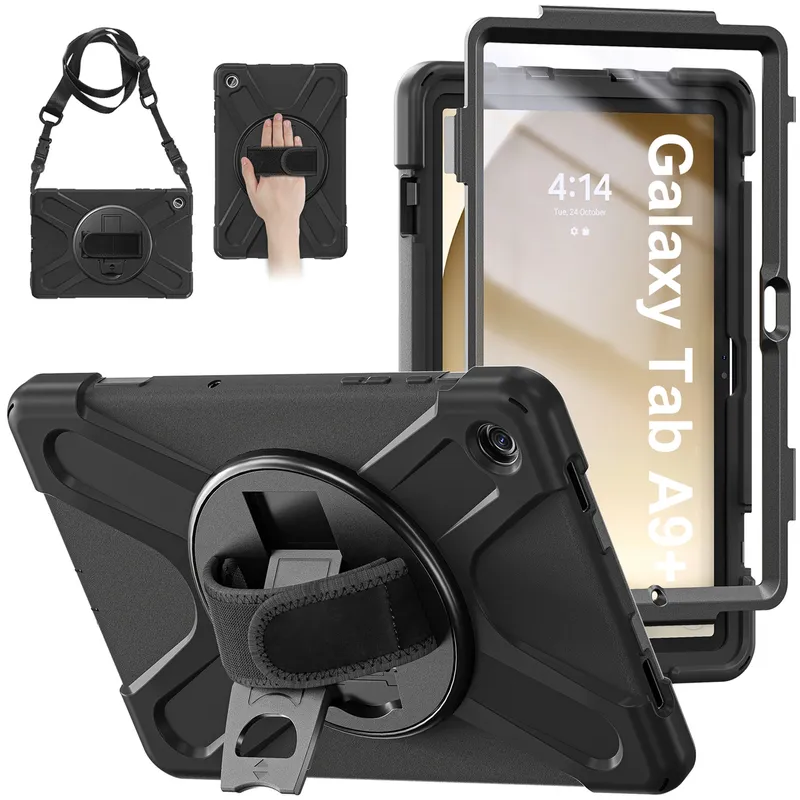 Etui Shockproof SAMSUNG Galaxy Tab A9 Plus 11 X210 X215 X216 - Czarne