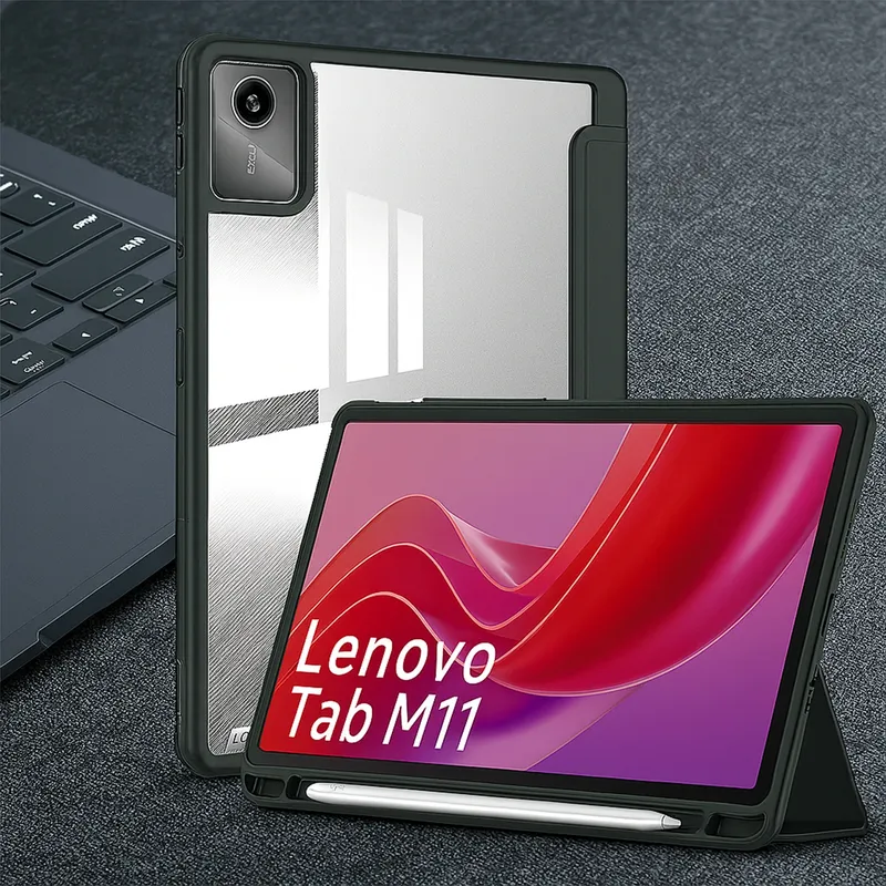 Etui Crystal Case Do Lenovo Tab M11 10.95 11 TB330 - Czarne