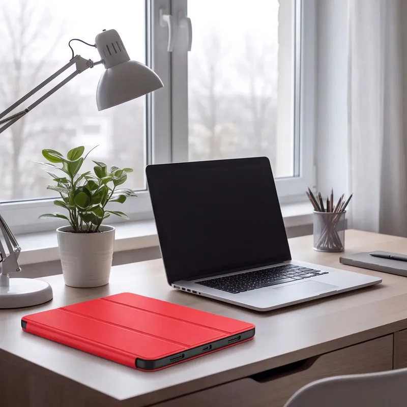 Etui Z Uchwytem Na Rysik Do Lenovo Idea Tab 11 TB336FU - Czerwone