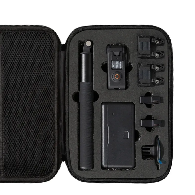 Etui Do Kamery DJI Osmo Action 3/4 Ochronne Z Podstawką - Czarne