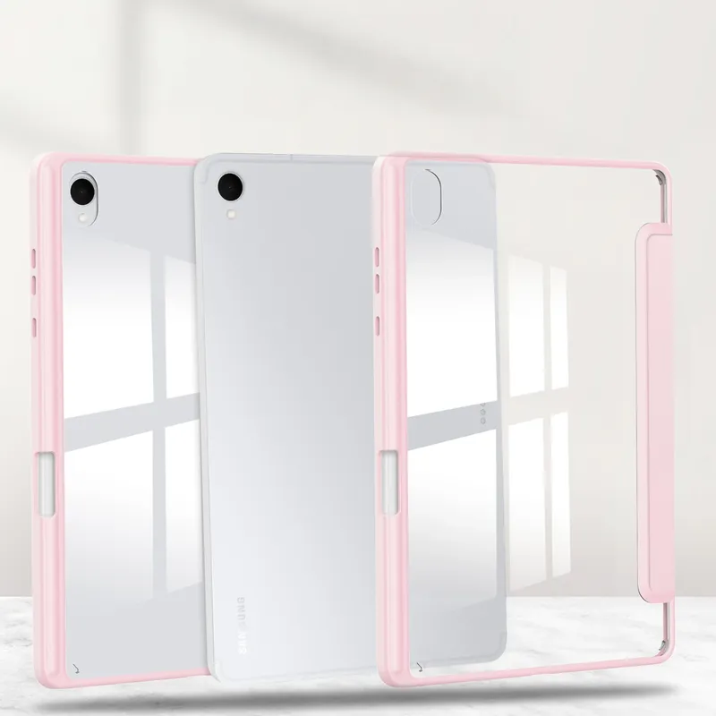 Etui Clear Pencil SAMSUNG Galaxy Tab S11 11 SM SMX736 Klapka - Zielone