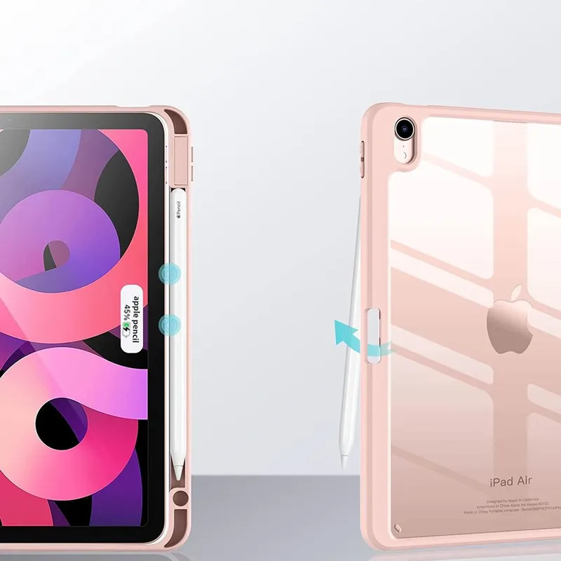 Etui Crystal Do IPad Air 11 M4/M3/M2 Z Podstawką - Niebieski