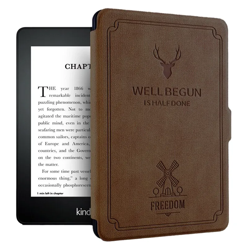 Etui Motto Do Kindle Paperwhite 6/COLORSOFT/SIGNATURE 7" - Brązowe