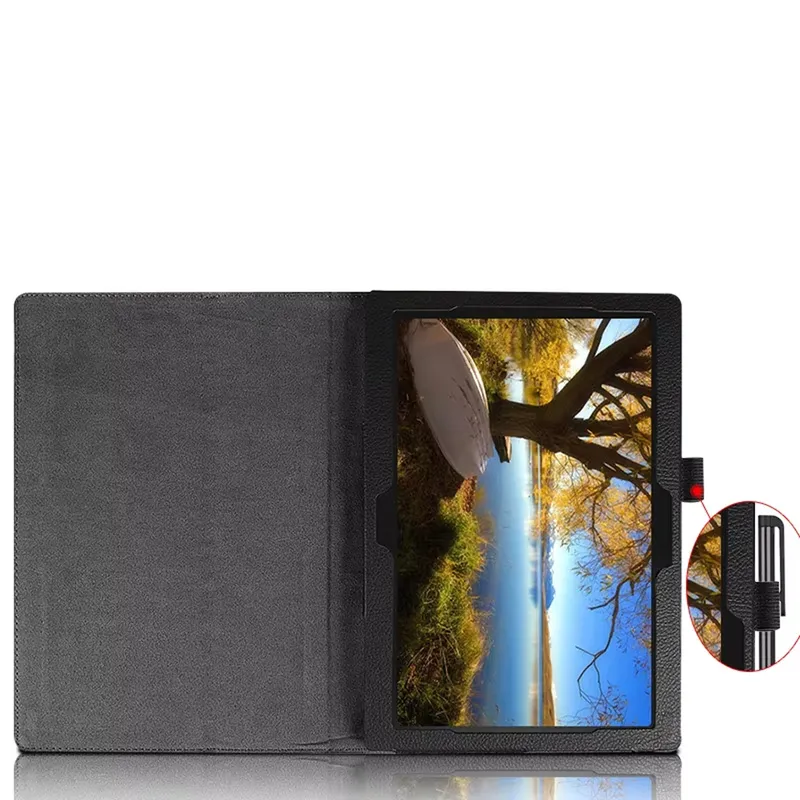 Etui Slim Z Klapką Do Lenovo Tab M10 10.1 2022 3 Gen - Czarne
