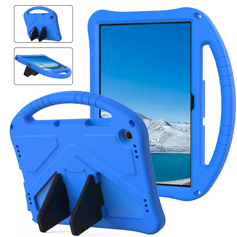 Etui Galaxy Tab A11+ A9+ 10.9 2025 2023 Pancerne Z Podstawką - Niebieski