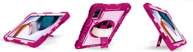 Etui Pancerne Shockproof Do XIAOMI Redmi Pad SE 11 2023 - Różowe Złoto