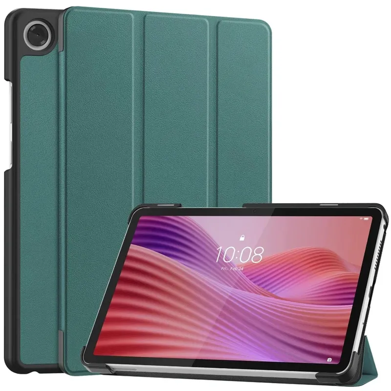 Etui Smart Do Lenovo Tab One 8.7 2025 TB305FU TB305XU - Ciemnozielone
