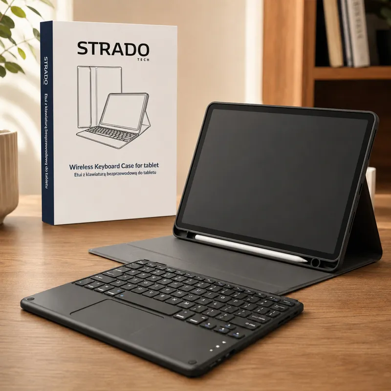 Etui I Klawiatura Touchpad Do IPad Air 11 M3 2025 m² 2024 - Czarny