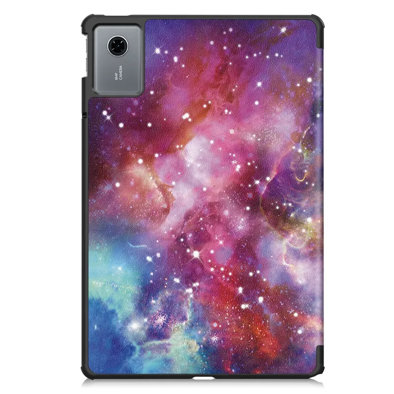Etui Graficzne Do Lenovo Idea Tab 11 Z Klapką I Podstawką - Galactica