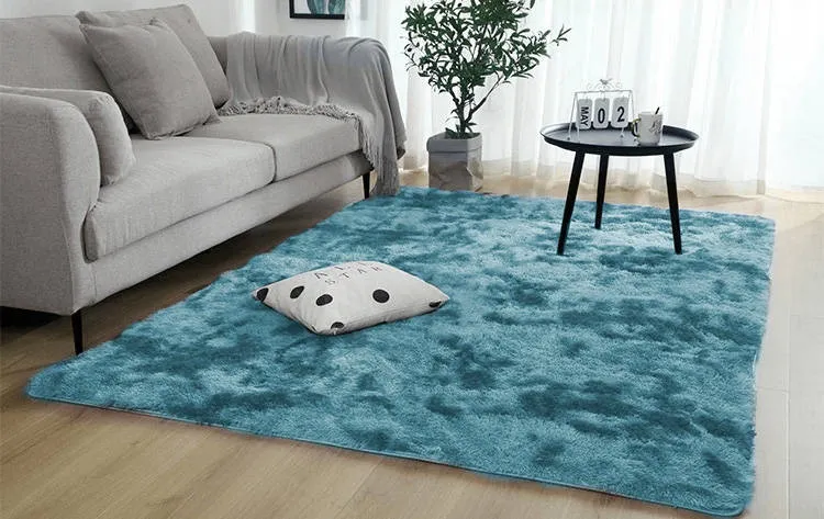 Dywan Shaggy Ombre 120x60 cm Miękki Do Salonu - Navy