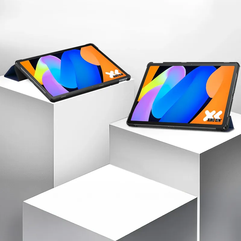 Etui Smart Do Lenovo IdeaTab 11 2025 Z Klapką I Podstawką - Granatowe