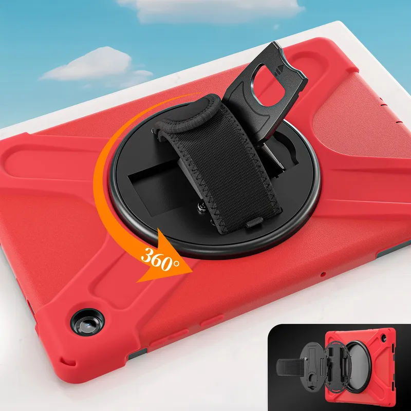 Etui Pancerne SAMSUNG Galaxy Tab A11 PLUS/A9 Plus 10.9 - Czerwony