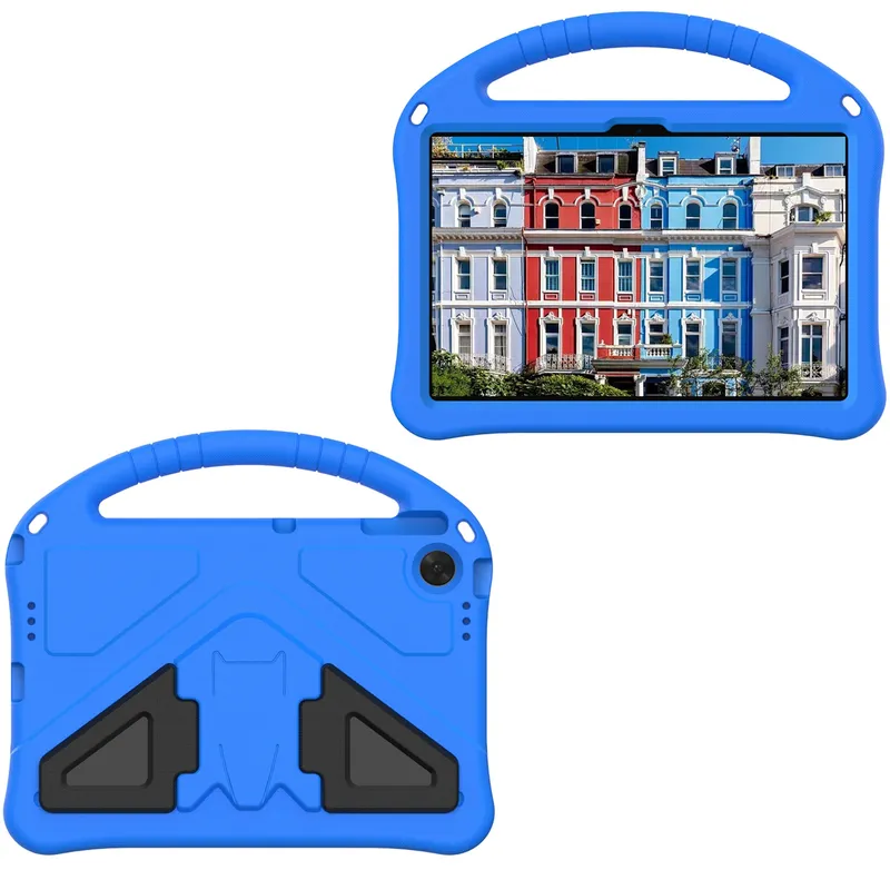 Etui FunColor Do Lenovo Tab 10.1 2025 Z Podstawką - Niebieski