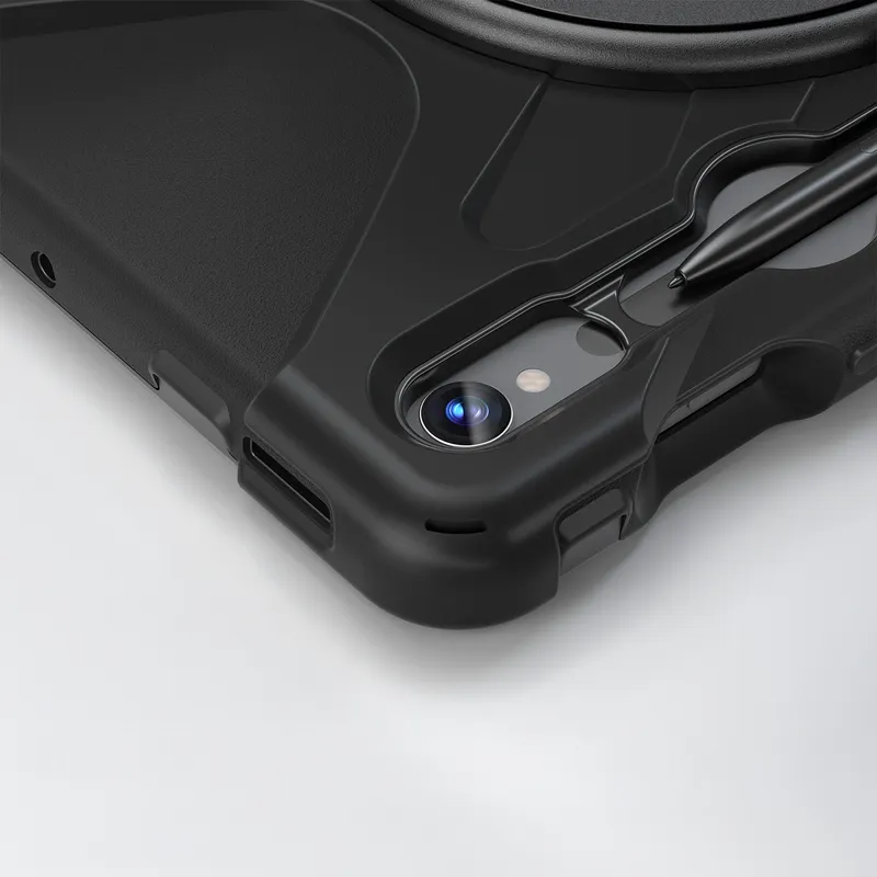 Etui Pancerne Shockproof Do SAMSUNG Galaxy Tab S9/S10 Z Uchwytem - Czarny