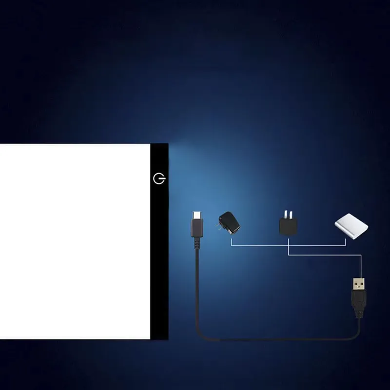 Deska Kreślarska LED A4 Podświetlana Tablica Graficzny Tablet