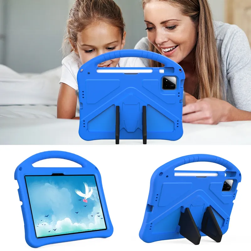 Etui FunColor Do XIAOMI Pad 7/7 Pro 11.2 Pancerne Ochronne - Niebieski
