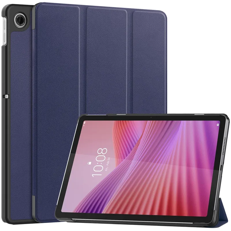 Etui Smart Do Lenovo Tab 10.1 2025 Z Klapką I Podstawką - Granatowe