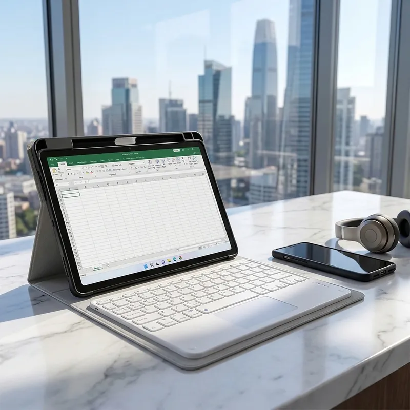 Etui Z Klawiaturą Do Lenovo Tab M11 TB330FU 11" - Szare