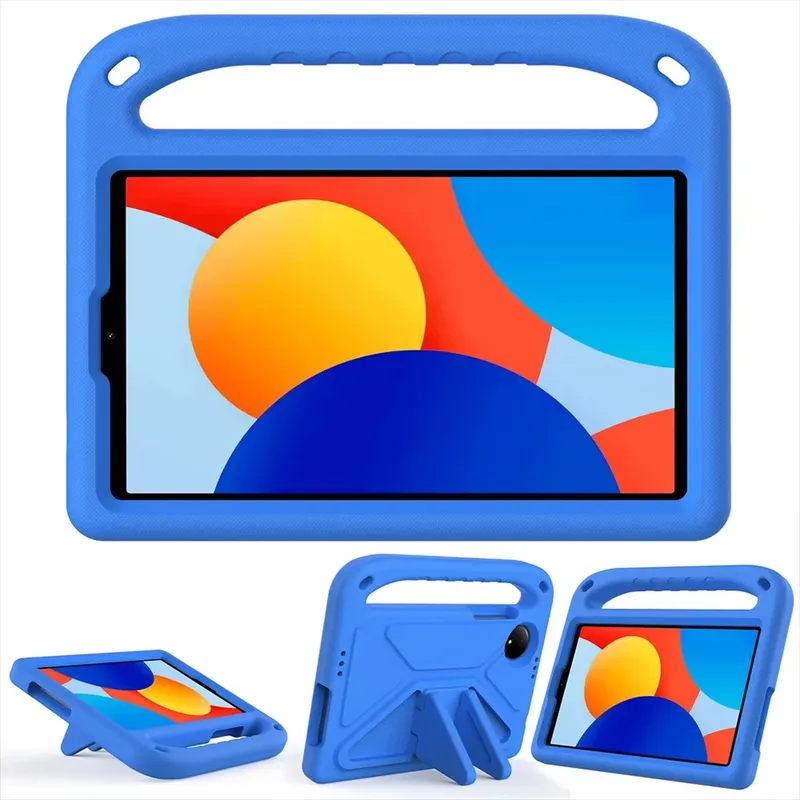 Etui FunColor Do Redmi Pad SE 8.7 2024 Z Podstawką Niebieskie
