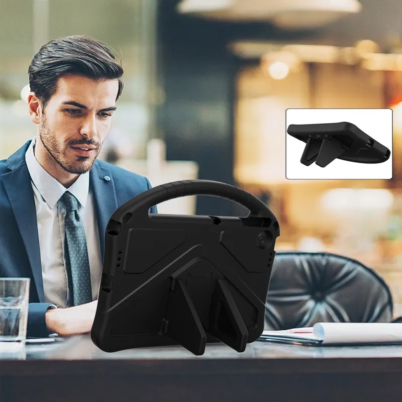 Etui FunColor Do Lenovo Tab 10.1 2025 Ochronne Z Podstawką - Czarne