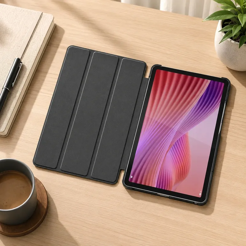 Etui Smart Do Lenovo Tab One 8.7 2025 TB305FU TB305XU - Ciemnozielone