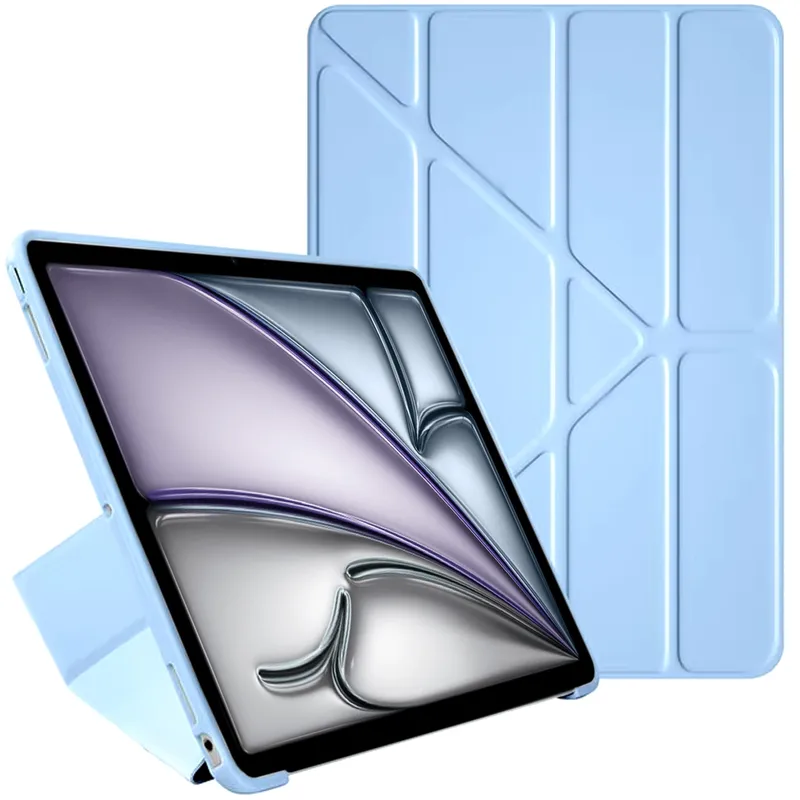 Etui Trifold Do IPad Pro 11 Gen 5 M4 2024 A2836 A2837 A3006 - Niebieskie