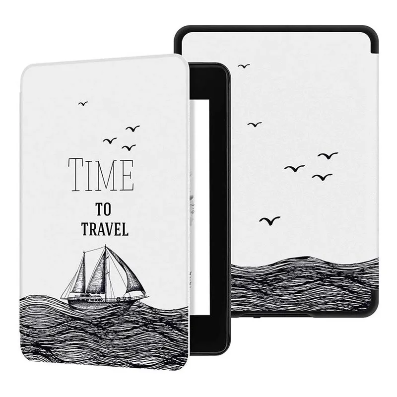 Etui Do Kindle Paperwhite 1/2/3 Smart Case Graficzne - Time To Travel
