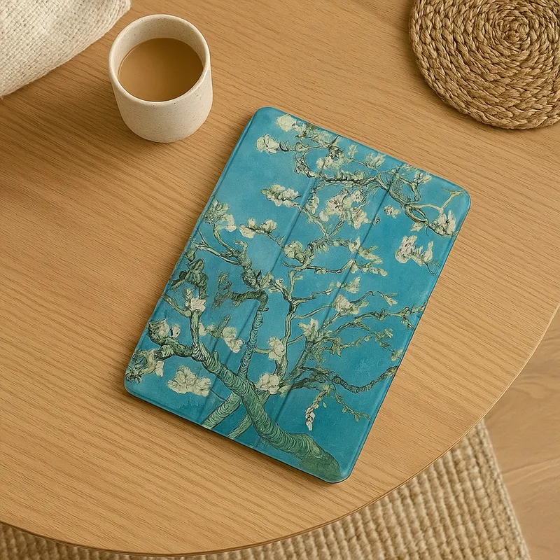 Etui Z Klapką Do Galaxy Tab S6 Lite 10.4 - Apricot