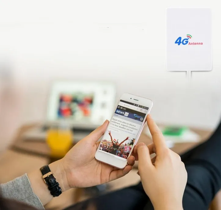 Antena 28 DBi Do Routera 4g LTE SMA Kabel 1 9m 50W