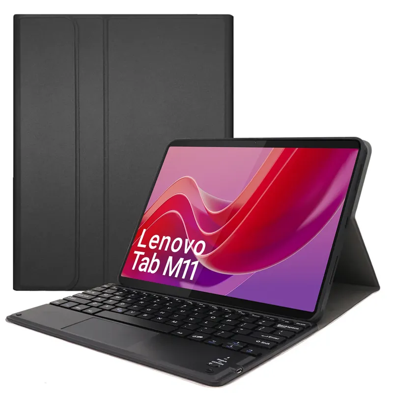 Etui Z Klawiaturą Bluetooth Do Lenovo Tab M11 - Czarne