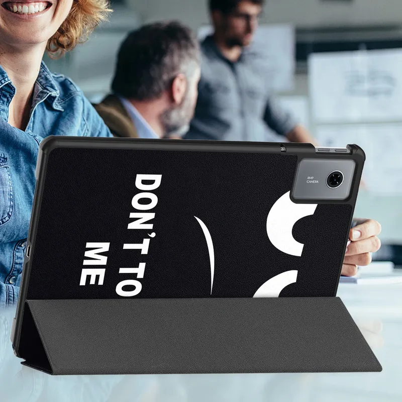 Etui Graficzne Do Lenovo Idea Tab 11 Z Klapką I Podstawką - Face