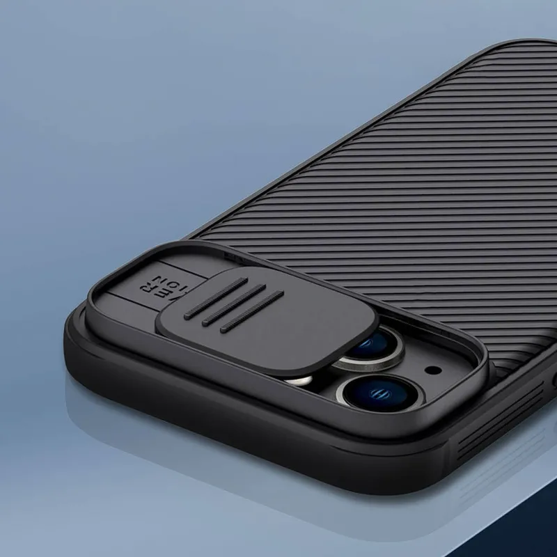 Etui NILLKIN CamShield Pro IPhone 14 Plus Ochrona Aparatu - Czarne