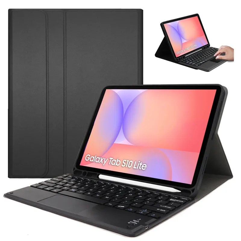 Etui Z Klawiaturą Bluetooth Do SAMSUNG Galaxy Tab S10/S9/S8/S7 - Czarne